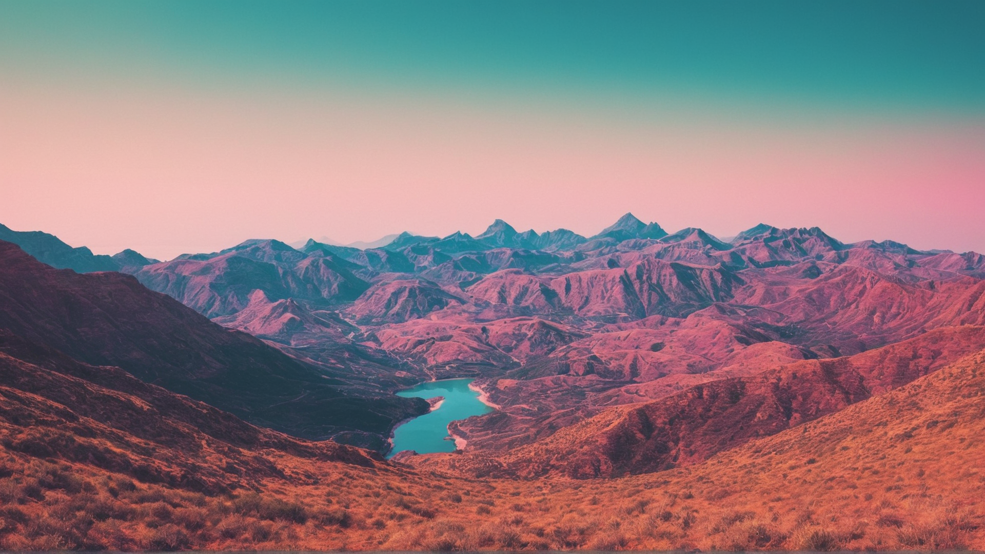 A digital realm of glitched and distorted geometric forms, creating a surreal an